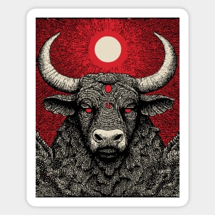Mystic Taurus Zodiac Sticker